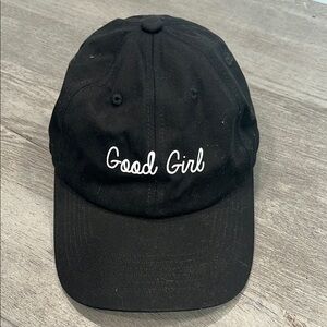 Good Girl Black Kids Cap